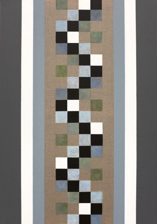 Notation , acrylic on canvas, 70 x 100 cm