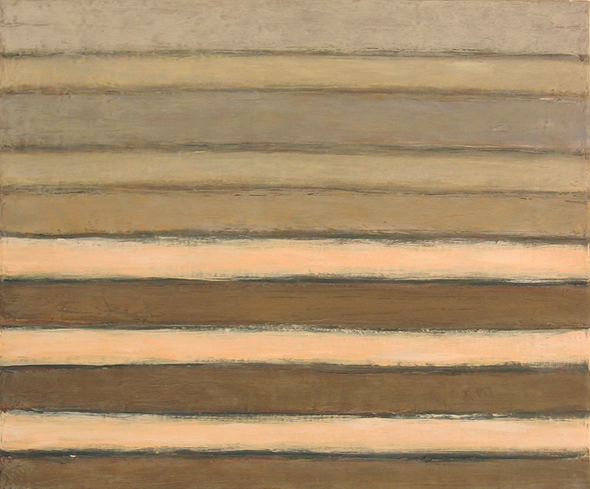 6. Horizontal rhythm, acrylic on canvas, 55 x 46 cm