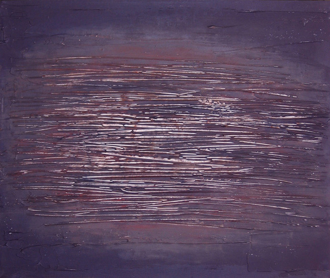 3. Light in space, acrylic + media, 55 x 46 cm