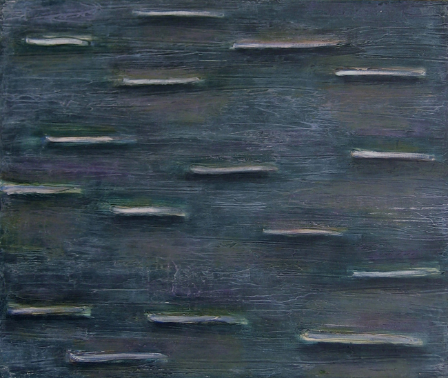 5. Horizontal rhythm, acrylic on canvas, 55 x 46 cm