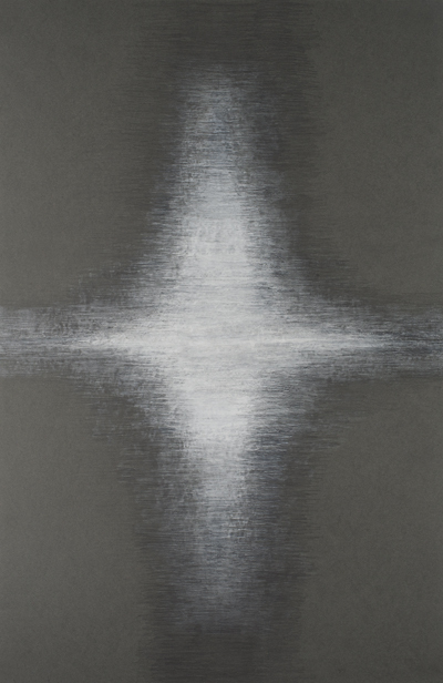 12. Light years, crayon, pencil, ingress, 45 x 70 cm