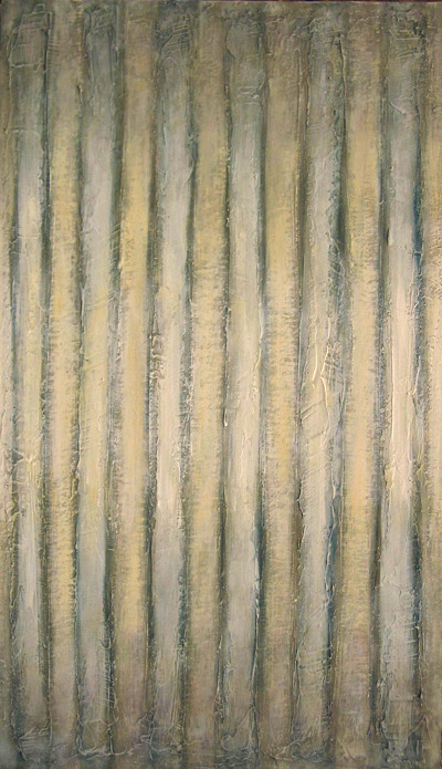 1. Light and space, acrylic and media on cardboard, 50 x 70 cm