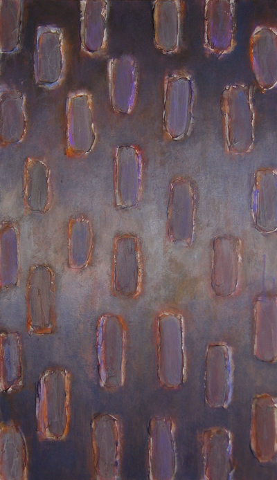 6. Light and space, acrylic and media on cardboard, 50 x 70 cm
