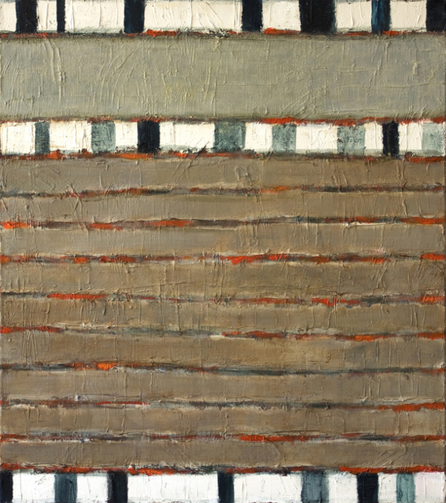 1. Travel rhythm, acrylic on canvas, 75 x 85 cm