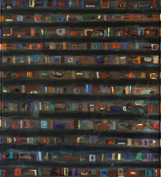 5. Secrets, acrylic, oil on canvas, 66 x 76 cm