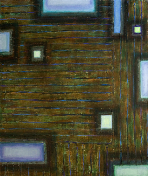 2. Light years, acrylic on canvas, 120 x 150 cm