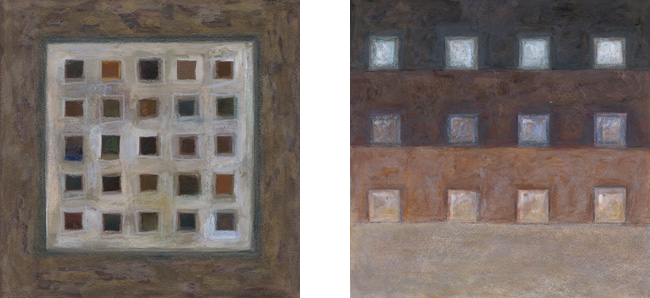 14. gouache, pastel, ingress, 2 pcs. 20 x 20 cm