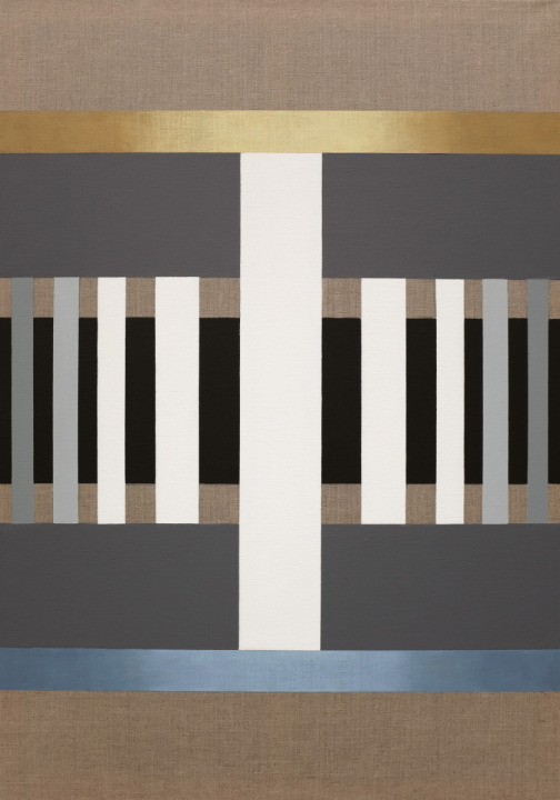 3. Relacja  ;  akryl na płótnie, 70  x  100  cm